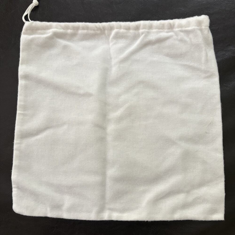 PRADA Milano Italy White Drawstring Closure Soft Dust Bag Approx 11"" x 11" - Picture 4 of 7